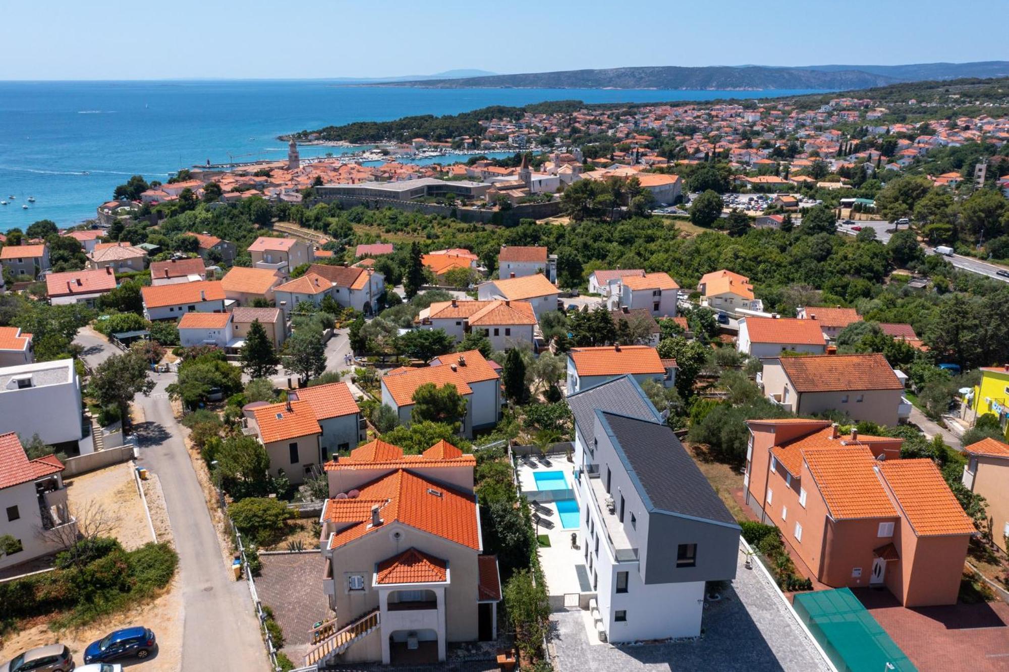 Luxury Villa Adria Apartments Krk Town Exterior photo
